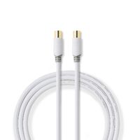 Nedis Koaxial Kabel| IEC Coax Stecker| Buchse| Vergoldet| 75 Ohm|