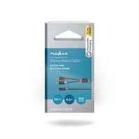 Nedis AUDIOKABEL 3,5MM 2X3,5MM 0,2m (CABW22255AT02)