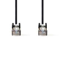 Nedis CAT5e-Netzwerkkabel / SF/UTP / RJ45 Stecker / RJ45 Stecker / 15.0 m / Rund / PVC / Schwarz / Umschlag