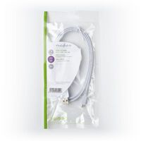 Nedis USB-Kabel| USB 2.0| USB-A Stecker| Micro-B| 480 Mbps| Vernickelt| - Cable - Digital