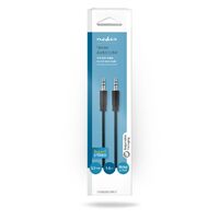 Nedis Stereo-Audiokabel / 3.5 mm Stecker / 3.5 mm Stecker / Vernickelt / 1.50 m / Rund / Schwarz / Box