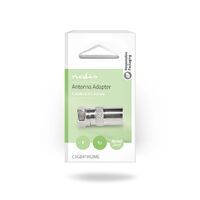 Nedis Satelliten- und Antennenadapter| F-Stecker| Coax Buchse| Vernickelt| 75 Ohm|