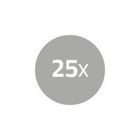Nedis XLR-Anschluss / Gerade / Buchse / Vernickelt / Lötung / Kabeleingangsdurchmesser: 7.0 mm / Metall / Silber / 25 Stück / Plastikbeutel