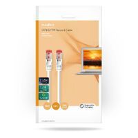 Nedis CAT6-Netzwerkkabel / RJ45 Stecker / RJ45 Stecker / S/FTP / 5.00 m / Innen / Rund / LSZH / Weiss / Box