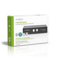 Nedis VGA-Schalter / 2-Port port(s) / Maximale Auflösung: 2560x1600 / 500 mHz