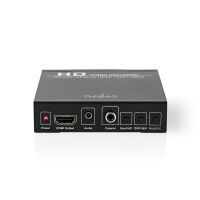 Nedis HDMI ™ Converter / SCART Buchse / HDMI™ Ausgang / 1x 3.5 mm Audio Out / 1x Digital Audio / 1-Weg / 1080p / 1.65 Gbps / Aluminium / Anthrazit