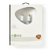 Nedis F Quick - Cables| F-Stecker|| Vergoldet| 75 Ohm|