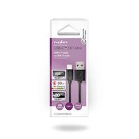 Nedis USB KABEL 2.0 A/C STECK.2M BOX (CCGB60600BK20     SW)
