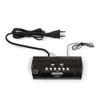 Nedis Digital-Wecker-Radio| LED-Anzeige| Zeitprojektion| AM FM| Snooze-Funktion|