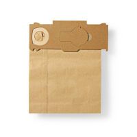 Nedis Staubsaugerbeutel / 10 Stück / Papier / Meist verkauft für: Vorwerk Kobold VK 130 / Braun