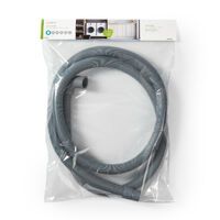 Nedis Ablaufschlauch| 22 mm Angled| 19 Gerade| 0.5 bar| 60°C| 2.00 m| Anwendung
