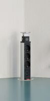 Nedis VERSENKBARE LEISTE 3XSTD/2XUSB (TOWER POWER       2M)