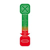 Brennenstuhl Reisestecker / Reiseadapter (Reise-Steckdosenadapter für: Italien Steckdose und Euro Stecker) schwarz