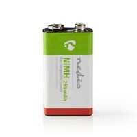 Nedis Wiederaufladbarer Ni-MH-Batterie E-Block| 8.40 V| NiMH|| Wiederaufladbar - Battery - 250 mAh