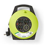 Nedis KABELTROMMEL 10M 3X1,5 3-FACH (PECCR10UFGN      USB)