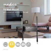 Nedis Neigbare TV-Wandhalterung| 60-100"| maximal unterstützes Bildschirmgewicht 75 kg