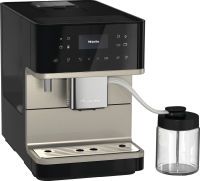 Miele CM 6360 MilkPerfection Stand-Kaffeevollautomat Obsidianschwarz CleanSteelMetalli (11580970)