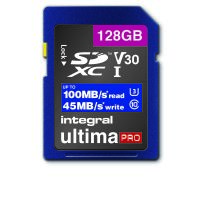 Integral High Speed SDHC/XC V30 UHS-I U3 128 GB SD memory card