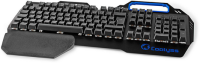 Nedis Wired Gaming Keyboard / USB / Mechanische Tasten / RGB / Deutsch / DE-Layout / Stromversorgung über USB / Netzkabellänge: 1.70 m / Gaming