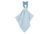 Nattou Swaddle&Silikon Beißring blau