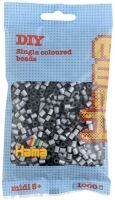 Malte Haaning Plastic A/S Hama® Bügelperlen Midi - Silber 1000 Perlen.