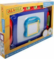 VEDES Großhandel GmbH - Ware Creathek Magnet Maltafel 2 in 1 mit 4 Stempeln