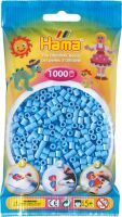 Malte Haaning Plastic A/S Hama® Bügelperlen Midi - Pastell Blau 1000 Perlen.