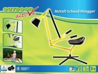 VEDES Großhandel GmbH - Ware Outdoor active Metall Schaufelbagger, gelb und schwarz
