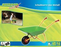 VEDES Großhandel GmbH - Ware Outdoor active Schubkarre Metall grün und gelb