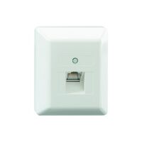 Rutenbeck 13010129 - RJ-45 - -5 - 50 °C - White - Plastic - IP20 - 125 V