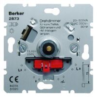 Berker DREHDIMMER HV 20-500W/VA (2873   3-100W LED)