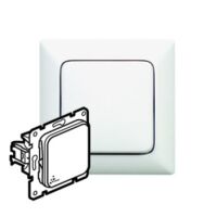 Legrand LEG 776701 FRUP Wechs. mit Wippe Creo ultraweiß