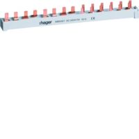 Hager PHASENSCHIENE 10²,4P,63AA (KB663ET)