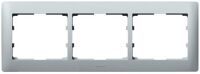Legrand RAHMEN 3-FACH SOFT ALU HORIZ. (771303 GALEA)