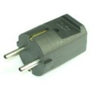 Kaiser Elektrotechnik SCHUKOSTECKER OHNE TÜLLE (Z519OT/SW    SCHWARZ)