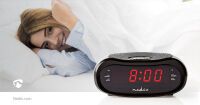 Nedis RADIOWECKER DUAL ALARM (CLAR001BK         SW)