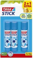 Tesa 57076BL - 2+1 Stick ecoLogo 10g blau