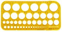 ARISTO Kreisschablone 45 Kreise Durchmesser 1-36 mm (70-AR5033)