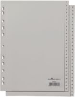 Durable 650410 - Numeric tab index - Polypropylene (PP) - Grey - Portrait - A4