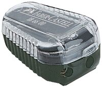 FABER-CASTELL 186600 - Manual pencil sharpener - Green,Transparent