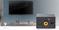 Nedis Digital Audio Converter| 1-Weg| Anschlüsse– Eingang 1x Digital-Cinch