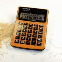 Olympia Taschenrechner LCD-1000P                      orange (4685)