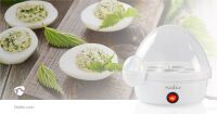 Nedis Eierkocher / 7 Eier / Messbecher / Warnsignal / automatisches Abschalten / Weiss