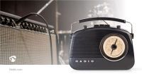 Nedis RADIO RETRO DESIGN (RDFM5000BK        SW)
