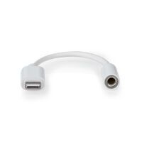Nedis Lightning-Adapter / Apple Lightning 8-Pin / 3.5 mm Buchse / Vernickelt / 0.10 m / Rund / PVC