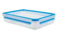 EMSA Aufschnittbox CLIP & CLOSE 1.65 Liter transparent Fuesschen im Boden - Kondenswasser