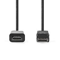 Nedis Displayport-Kabel| DisplayPort Stecker| HDMI| 4Ka30Hz| Vernickelt| 1.0