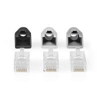 Nedis RJ45-Stecker| RJ45 Pass Through| Festes/verseiltes UTP CAT6| Gerade| Vergoldet|