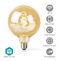 Nedis Smartlife LED Filament Lampe| WLAN| E27| 360 lm| 4.9 W| Warm to Cool White|