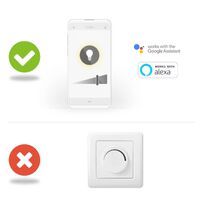Nedis WIFILF10WTC37 - Smart bulb - Transparent - Wi-Fi - LED - E14 - Warm white